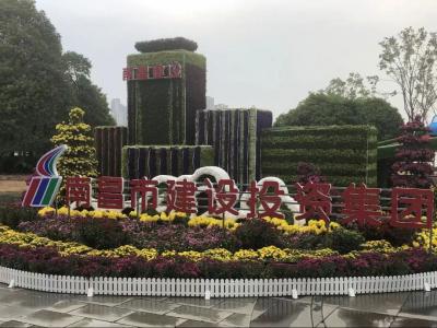以菊为媒 以花为介 展现服务都会与生长之宗旨——市乐盈VI官网集团参展南昌市第三十四届菊花展