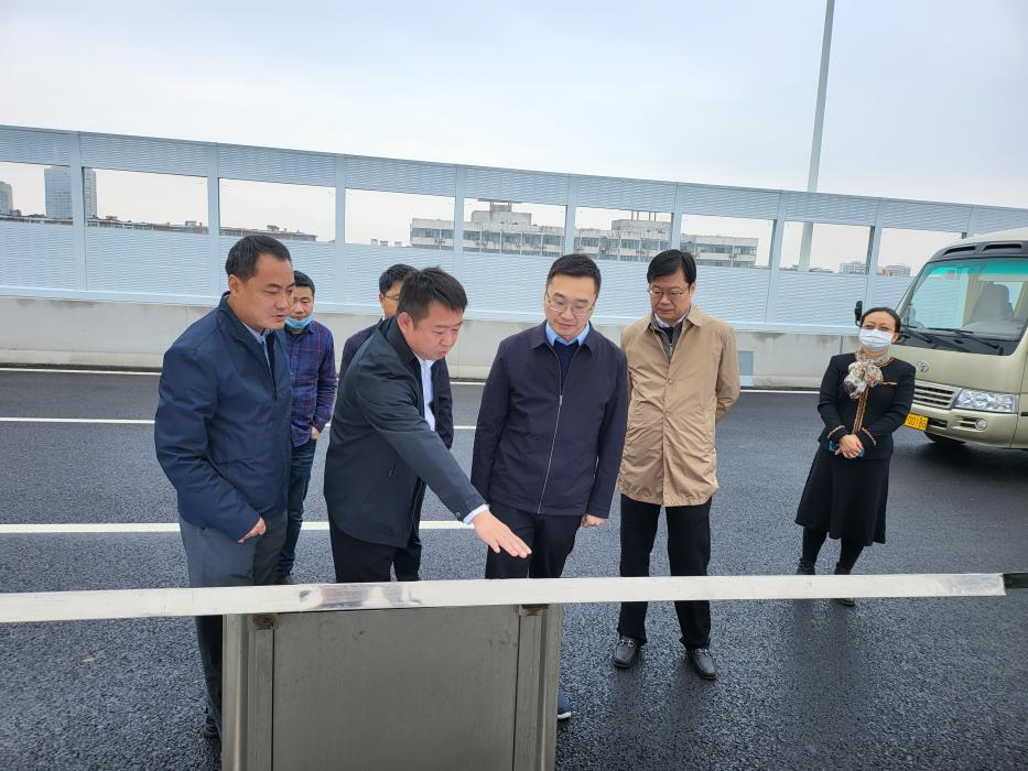 副市长赵捷一行赴南昌洪腾高架工程及洪都高架节点项目视察指导事情_乐盈VI官网